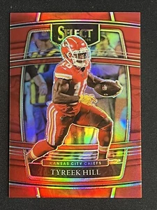 2021 Panini Select Concourse Tyreek Hill Red Prizm #18 SP 37/99 - Picture 1 of 3