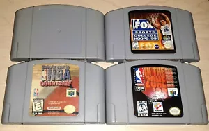 Lote de juegos Nintendo 64 N64 NBA baloncesto en zona 98 Kobe Bryant Showtime College - Imagen 1 de 2