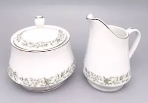 Crema y azucarero Mikasa Fine China "MONTCLAIR" con tapa G 9059 - Imagen 1 de 11