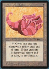 Sandals of Abdallah Arabian Nights MINT Artifact Uncommon CARD (235905) ABUGames