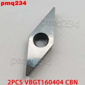 2PCS VBGT160404 CBN VBGT 160404 CBN Turning Insert CNC tool Boron Nitride Insert - Picture 1 of 2