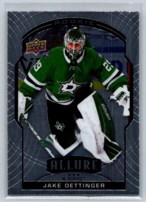 2020  Upper Deck Allure #91 Jake Oettinger Dallas Stars Rookie RC - Image 1 of 2