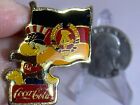 Olympic Games LA 1984 Flags Eastern Germany COCA-COLA Vintage Gold Tack V-7383