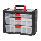Organizer cassetti-hardware, 39,1x20,6x29,6 cm, 3 cassetti, 15 scomparti