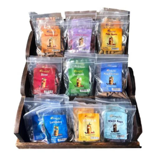 Natural Incense Cones x 50 -BUY 2 LOTS GET 1 FREE! -JUST ADD 3 TO QUALIFY - Image 1 of 4