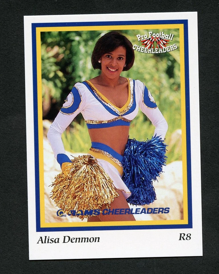 1994 Sideliners Pro Football Cheerleaders ~ LA Rams ~ Alisa Denmon #R8 - Image 1 of 1