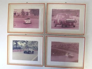 QUATTRO QUADRI FOTO AUTO RALLY APPENNINO REGGIANO ANNI 70 - Picture 1 of 10