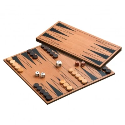 Backgammon - klappbares Holzspielbrett - Agapios - Bild 1 von 4
