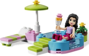 New LEGO Friends: Emma's Splash Pool 3931 w/ Instructions - No Box - Picture 1 of 6