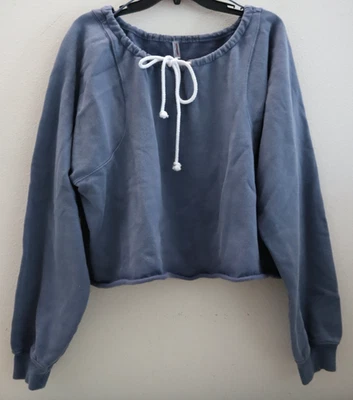 Suéter FP Movement OB2146433 para mujer talla M azul para ganar fuera del hombro $108 Foto 1 de 4