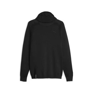 Puma Puma Pumatech Tejido Buceo Pullover Sudadera con Capucha Para Hombres Negro Informal Ropa Exterior Atlética - Imagen 1 de 2
