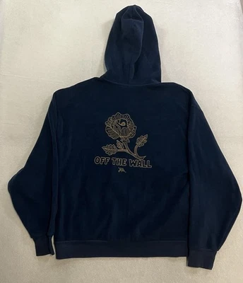 Vans Lizzie Armanto Oliva Skate Sudadera con Capucha Adulto Talla Grande Bordada Flor Azul Foto 1 de 4