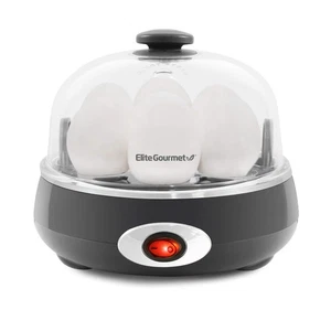 EGC007CHC# Rapid Egg Cooker, 7 Easy-To-Peel, Hard, Medium, Soft Boiled Eggs, ... - Picture 1 of 9