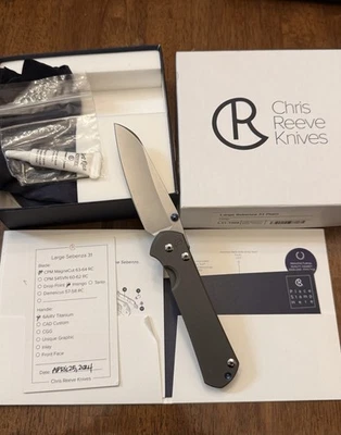 Chris Reeve Knives Large Sebenza 31 Insingo - MagnaCut - Plain Jane - Image 1 of 4