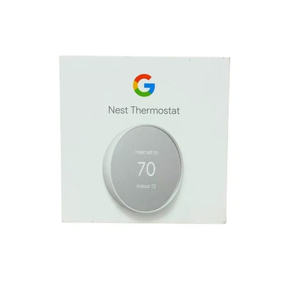 Google Nest Thermostat - Snow - Image 1 of 4