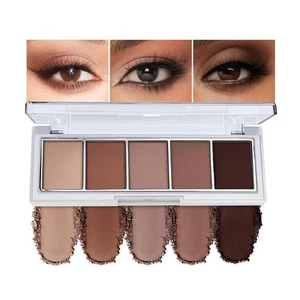 5 Colors Mini Neutral Naked Eyeshadow Palette for Brown Eyes,Nude & 06#  - Picture 1 of 6