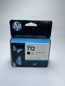 HP DesignJet 712 Ink Cartridge Black, 80ml Exp: 11/2026 - Photo 1/6