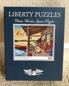 Liberty Puzzle WILLKOMMEN IN DER HÜTTE Don Engler 567 Teile - Bild 1 von 5
