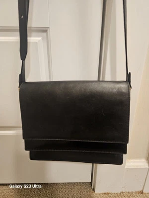 Kate Spade Saturday手提包黑色皮革 — 第 1/4 张图片