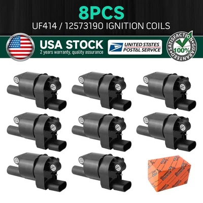 8x Ignition Coil Set For 2007 08 09 10 11 12 2013 Chevrolet Avalanche 4.8L 5.3L - Image 1 of 4