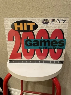 2000 Hit Games for DOS and Windows BRAND NEW and SEALED Computer Software 1995! - Image 1 of 4