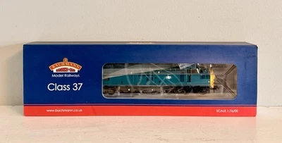 Bachmann OO Gauge 32-781B Class 37/0 37041 in BR Blue - DCC Ready - Boxed - Image 1 of 4