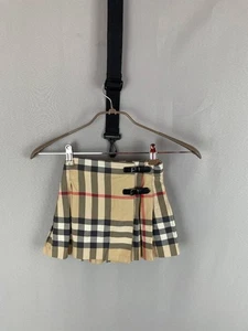 Burberry Kids Skirt Size 3Y/XS Multicolor Plaid Adjustable Buckle Nova Check - Picture 1 of 5