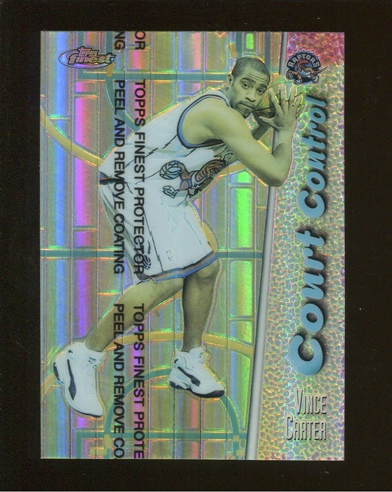 1998 Finest #CC14 Vince Carter RC Court Control Refractor /150 - NM/MT *BNCARDS*