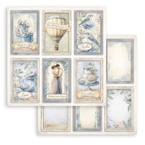 Stamperia - TEMPORAL - 6 X TARJETAS - 12" X 12" - ¡CORTADO PARA AHORRAR EN GASTOS DE ENVÍO!!! - Imagen 1 de 3