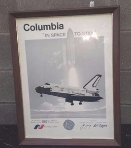 SIGNIERT 81 SPACE SHUTTLE COLUMBIA NATIONAL SPACE INSTITUTE POSTER FOTO - Bild 1 von 11