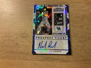Panini Contenders 2020 selecciones de draft Nick Richards Cracked Ice automático 22/23 SP - Imagen 1 de 2