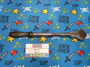 Snap-on F747A 3/8" Drive Swivel Round Head Black Hard Handle Ratchet USA - Picture 1 of 19