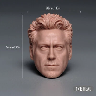 Figura de acción masculina de juguete corporal tallada en cabeza de Tony de hombre 1:6 tallada para 12" Foto 1 de 4