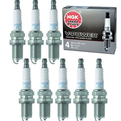 8 Pack Set NGK 2771 Spark Plug - V-power Ford Bronco E-100 Econoline F-100 - Изображение 1 из 4