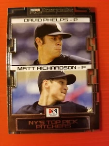 DAVID PHELPS MATT RICHARDSON RC ROOKIE #132 YANKEES 2008 TRISTAR PROSPECTS PLUS - Picture 1 of 3