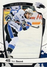 2009/10 Saint John Sea Dogs - YANN SAUVE [Laval Petroliers] LNAH