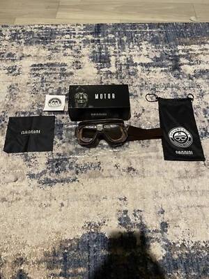 Gafas de moto Nanini vintage personalizadas  Foto 1 de 4