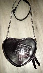 Heart Goth Bag Shoulder Crossbody Pin Collector Harajuku Kawaii Anime Purse new! - Picture 1 of 6