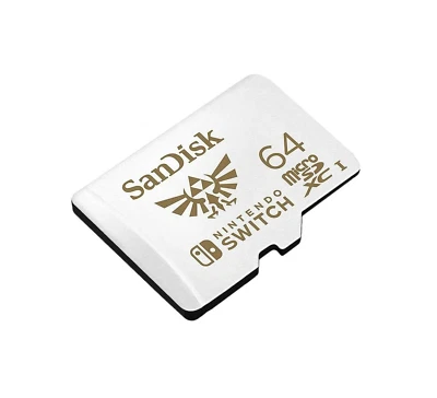 SanDisk microSDXC memory card for Nintendo Switch consoles, SDSQXAT-064G-GNCZN - Bild 1 von 4