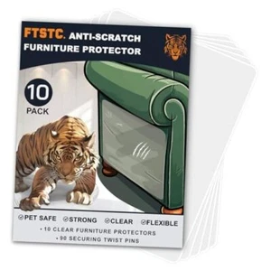 10 PCS Furniture Protectors Clear Furniture Protector 10PCS X-Large +90PINS - Picture 1 of 7