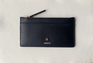 Mimco Phenomena Slim Wallet Leather Card Holder Black - Picture 1 of 6