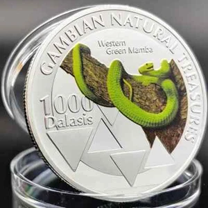 Snake Commemorative Coin Novelty Challenge Coin Gifts For Party Favors Holiday - Picture 1 of 5