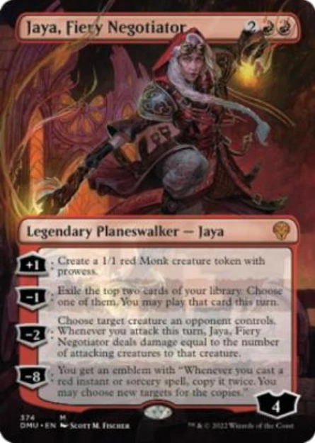 Jaya, Fiery Negotiator Borderless Dominaria United MTG Rare - Image 1 of 1