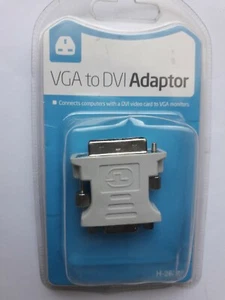 VGA to DVI Adapter.Connect your computer / Devices DVI Video card to VGA Monitor - Picture 1 of 1