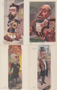 MOLOCH PROPAGANDA POLITIC SATIRE 15 Vintage Postcards pre-1940 (part 3)(L3889)