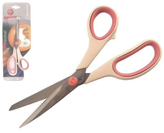 Mundial Cushion Soft 8-1/2" Professional Quilting Shears Scissors 1850 - Image 1 of 1