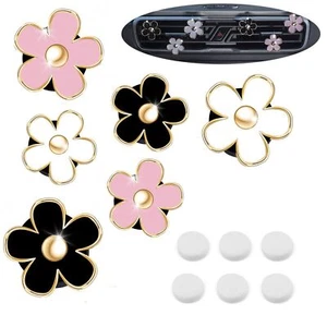 Daisy Car Decoration Flower Air Vent Clip Air Conditioning Outlet Clip Car Ai... - Picture 1 of 8
