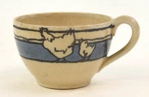 Saturday Evening Girls SEG Paul Revere Teacup, Hen & Chick, 1913, Bacchini - Picture 1 of 8