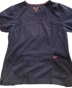 SUMMER WEIGHT SCRUBS Pre-Owned LARGE Two Tops One Jacket - Picture 1 of 11