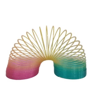 Spring Toy Rainbow Slinky Magic Coil Bouncing Kids Fun Stretchy Party SPRING - Picture 1 of 6